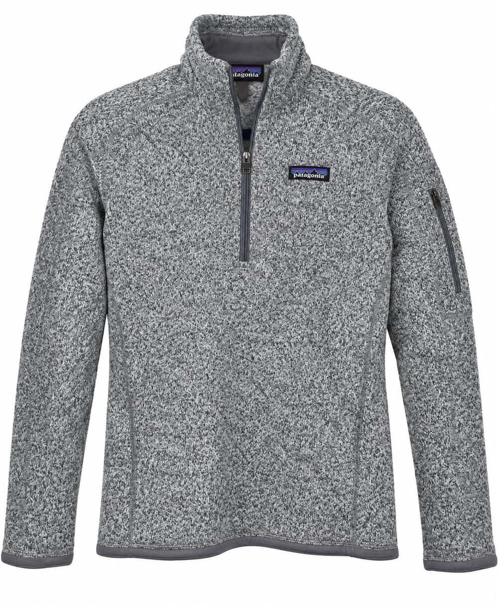 Women’s Patagonia Better Sweater 1/4-Zip Size S Gray Fleece